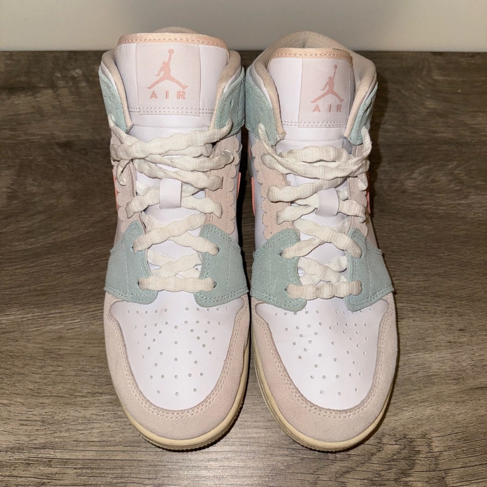 Air High-Top Sneakers in Pastel Hues